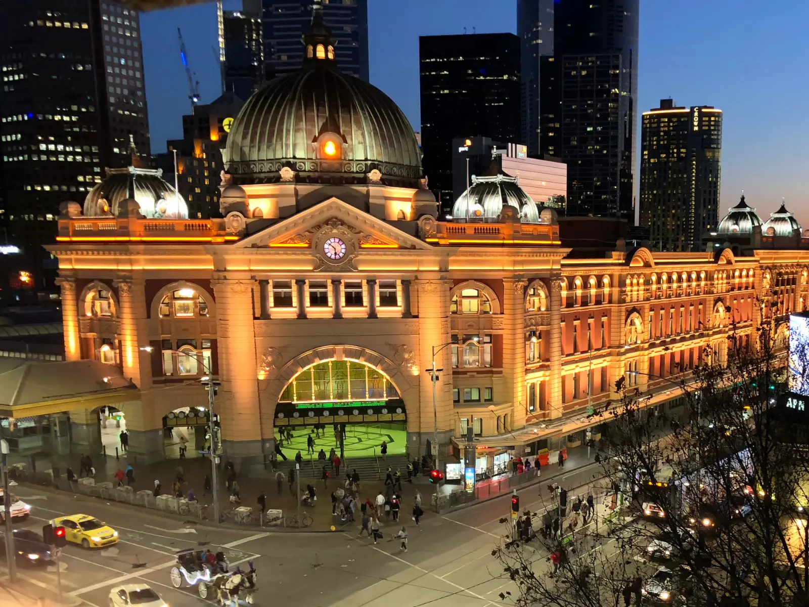 Melbourne city skyline