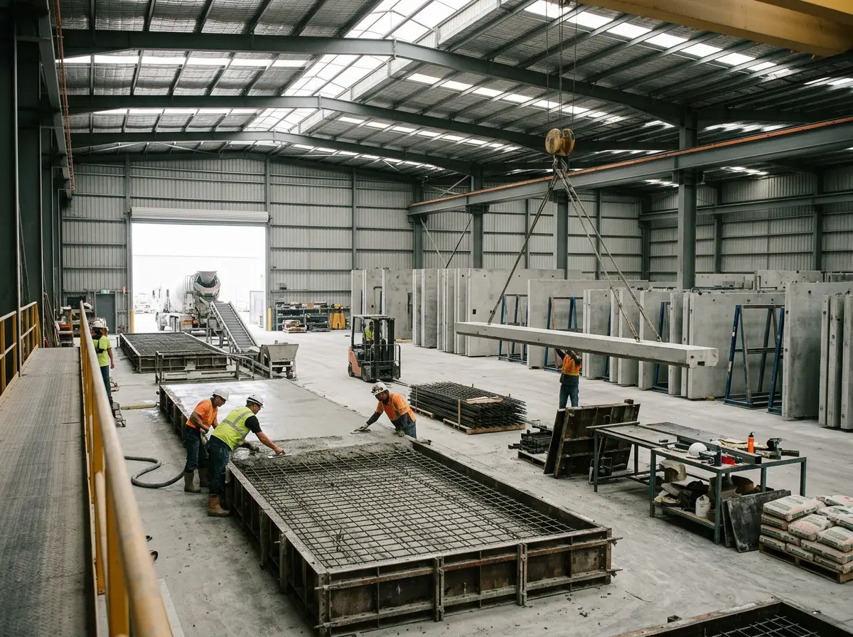 Precast manufacturing